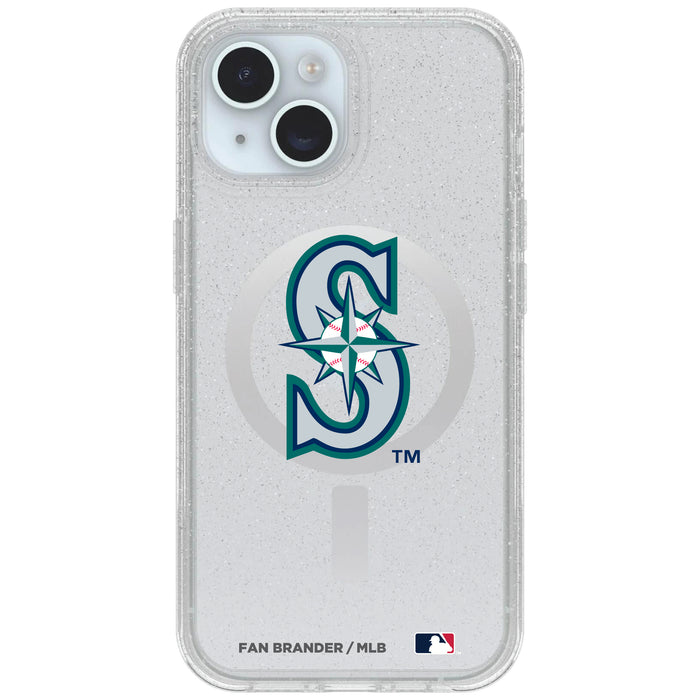 Clear OtterBox Phone case with Seattle Mariners Logos