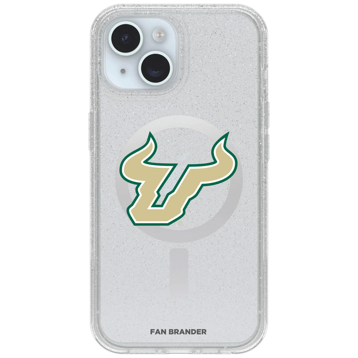Clear OtterBox Phone case with South Florida Bulls Logos