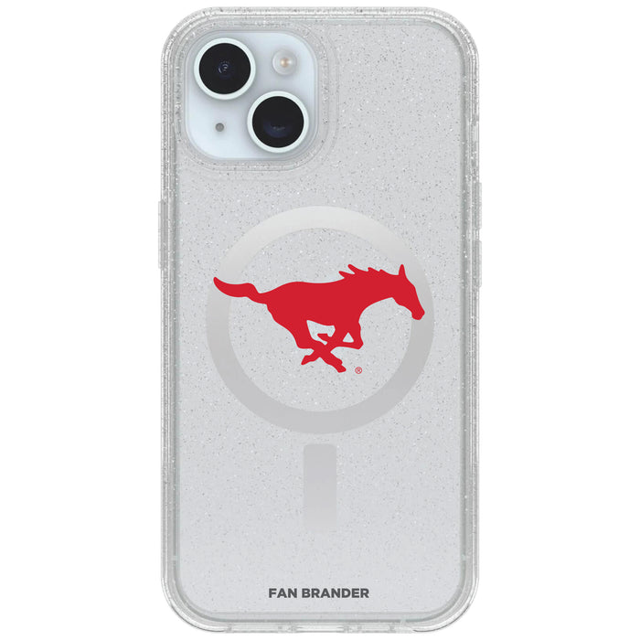 Clear OtterBox Phone case with Howard Bison Logos