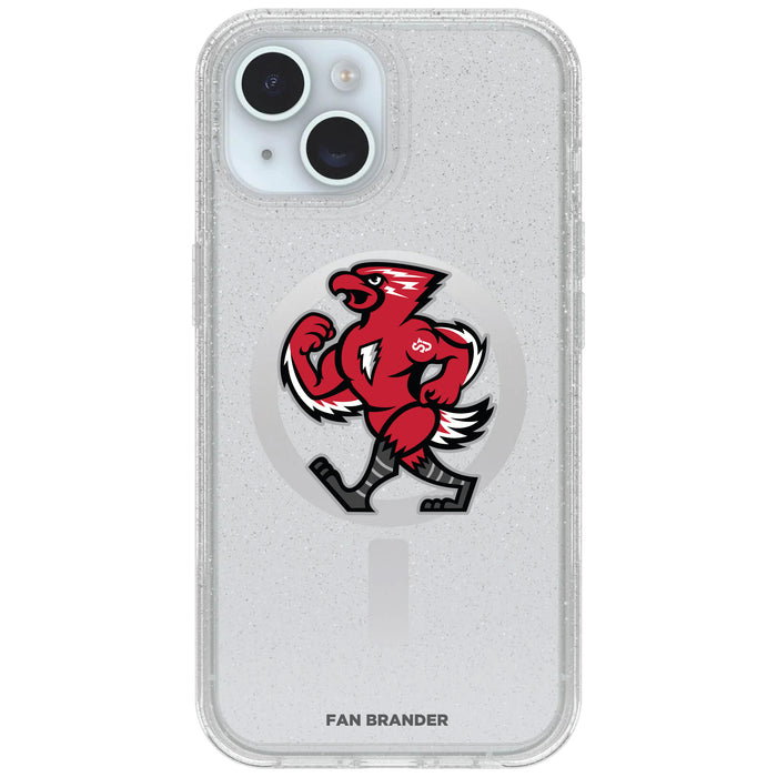 Clear OtterBox Phone case with St. John's Red Storm Logos