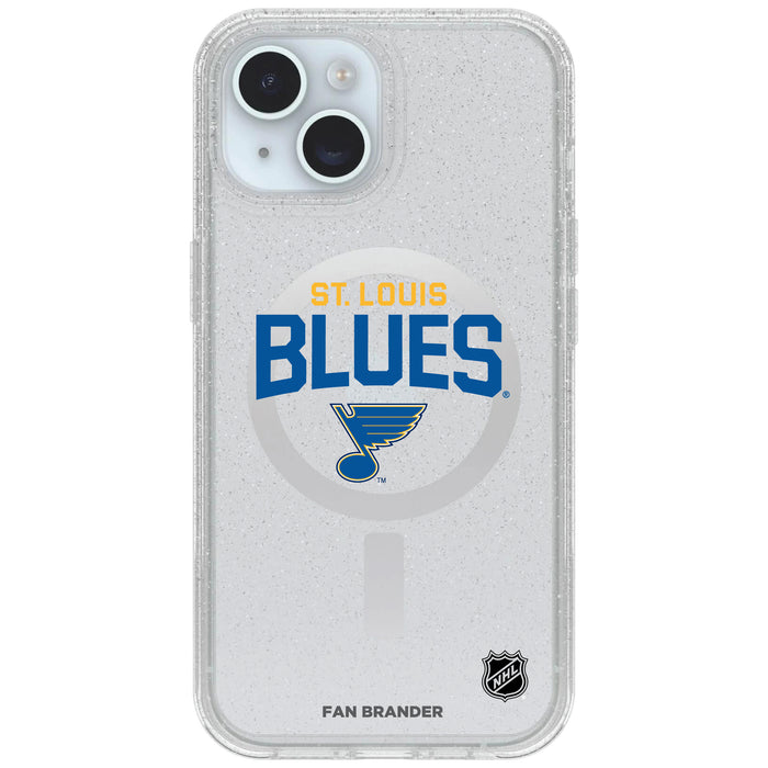 Clear OtterBox Phone case with St. Louis Blues Logos