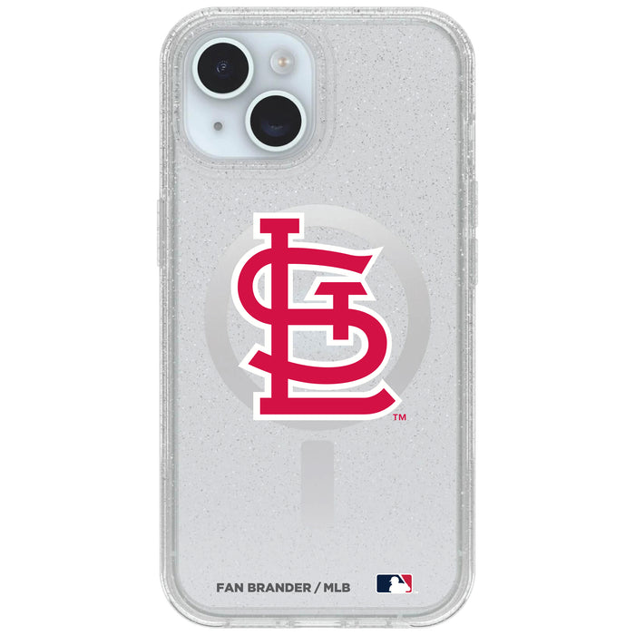 Clear OtterBox Phone case with St. Louis Cardinals Logos