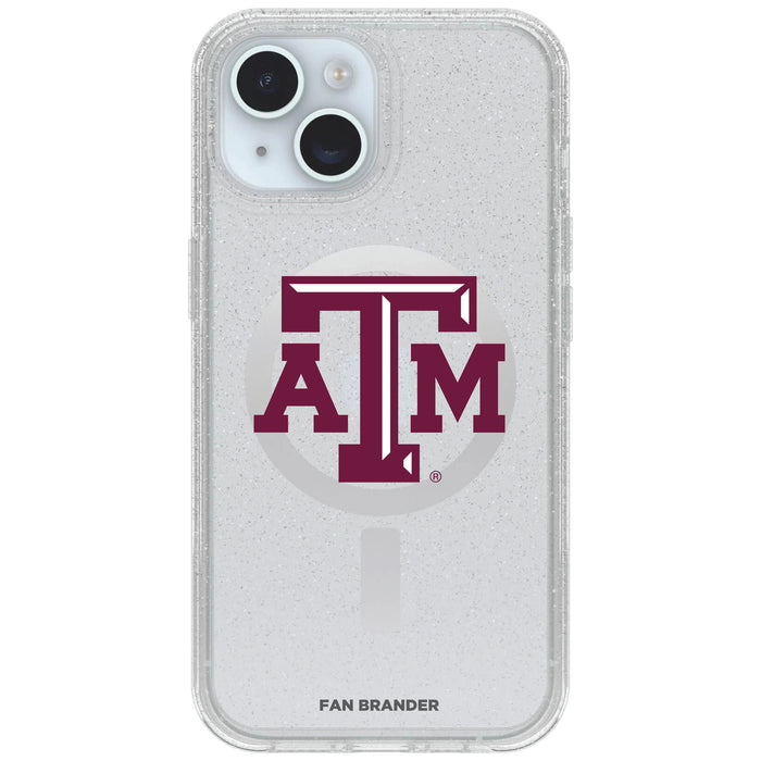 Clear OtterBox Phone case with Texas A&M Aggies Logos