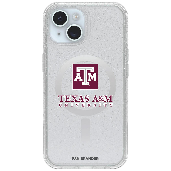 Clear OtterBox Phone case with Texas A&M Aggies Logos