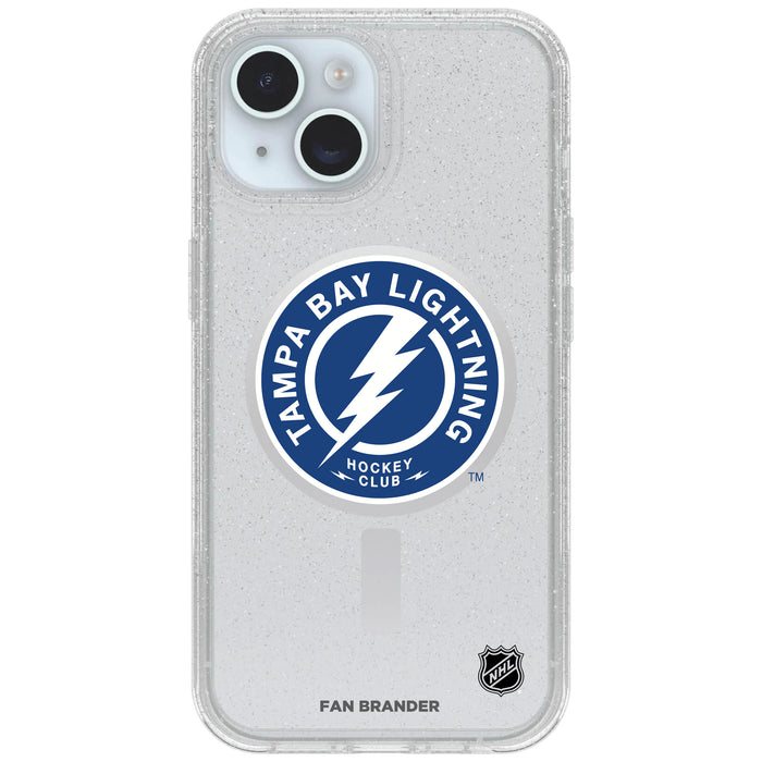 Clear OtterBox Phone case with Tampa Bay Lightning Logos