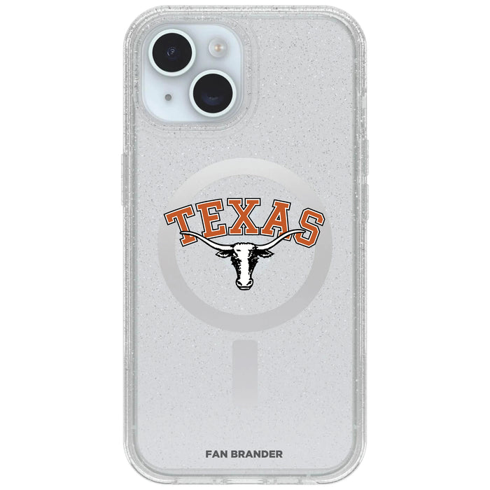 Clear OtterBox Phone case with Texas Longhorns  Logos