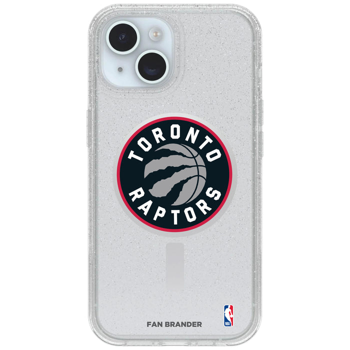 Clear OtterBox Phone case with Toronto Raptors Logos