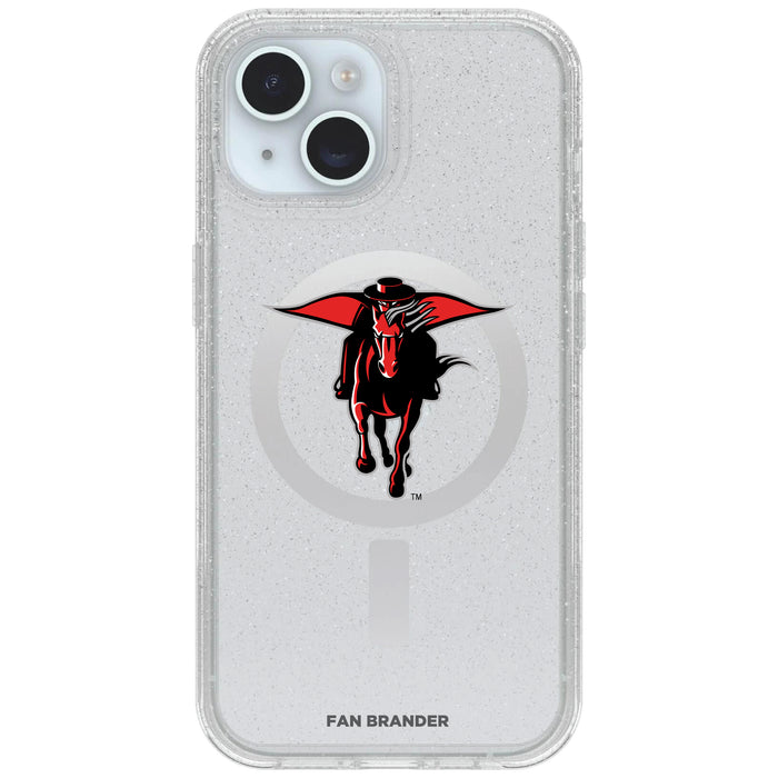 Clear OtterBox Phone case with Texas Tech Red Raiders Logos