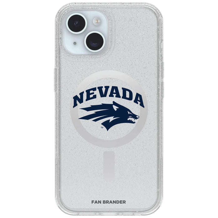 Clear OtterBox Phone case with Nevada Wolf Pack Logos