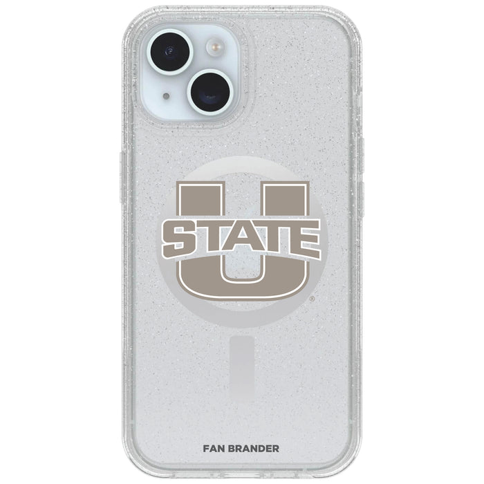 Clear OtterBox Phone case with Utah State Aggies Logos