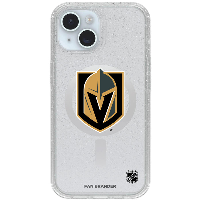 Clear OtterBox Phone case with Vegas Golden Knights Logos