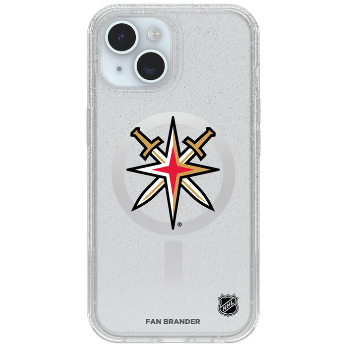 Clear OtterBox Phone case with Vegas Golden Knights Logos