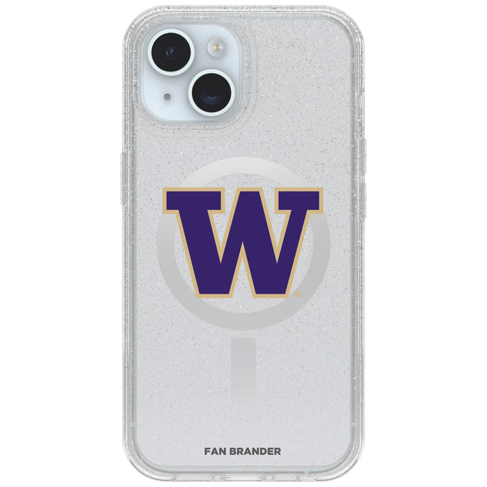 Clear OtterBox Phone case with Washington Huskies Logos