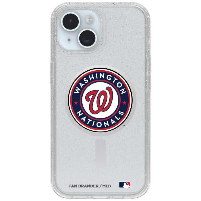 Clear OtterBox Phone case with Washington Nationals Logos