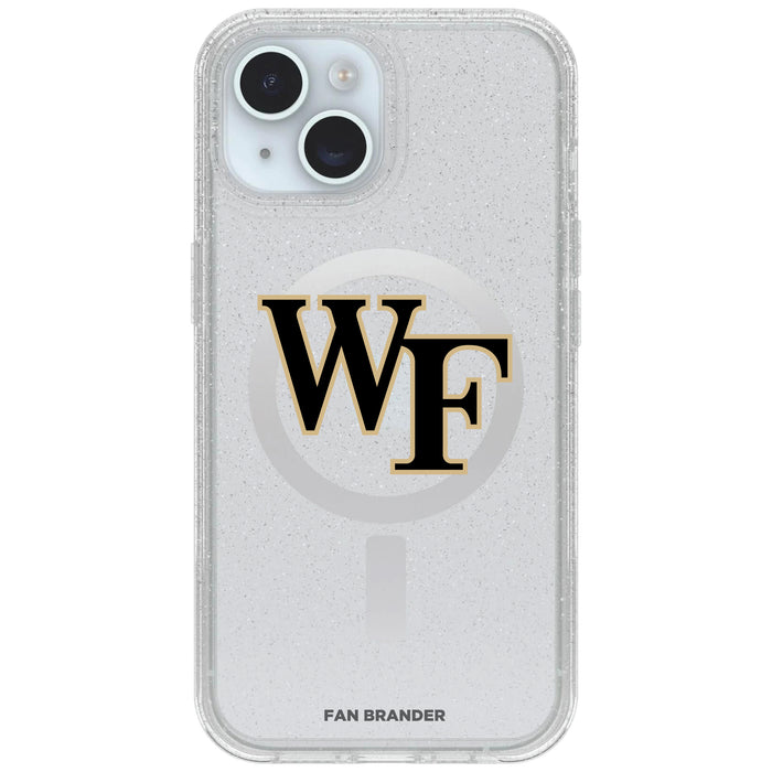 Clear OtterBox Phone case with Wake Forest Demon Deacons Logos