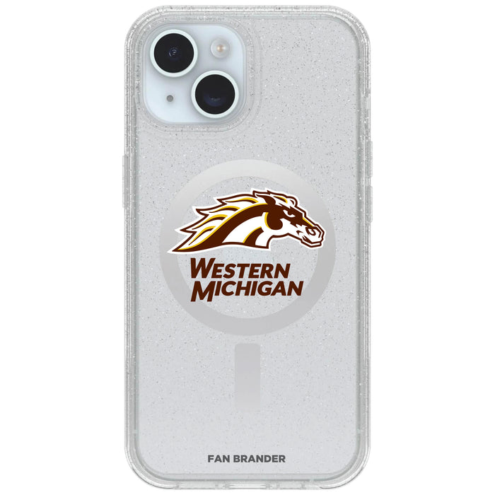 Clear OtterBox Phone case with Western Michigan Broncos Logos