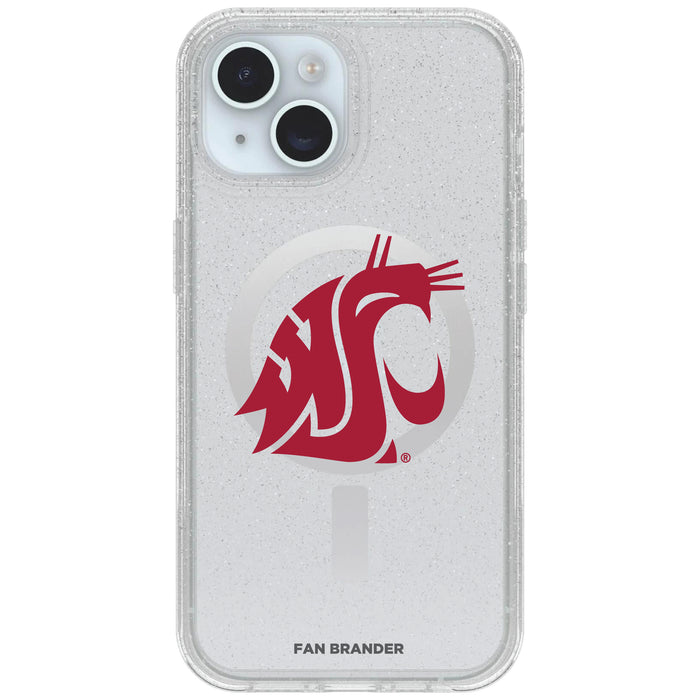 Clear OtterBox Phone case with Washington State Cougars Logos