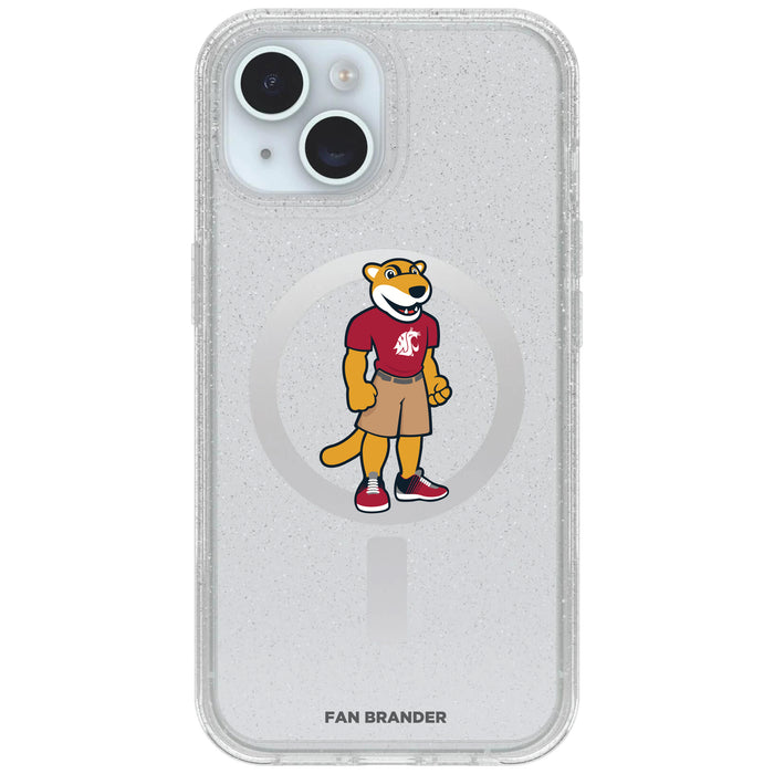 Clear OtterBox Phone case with Washington State Cougars Logos