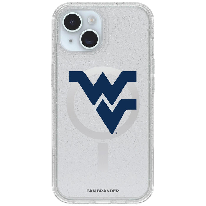 Clear OtterBox Phone case with West Virginia Mountaineers Logos