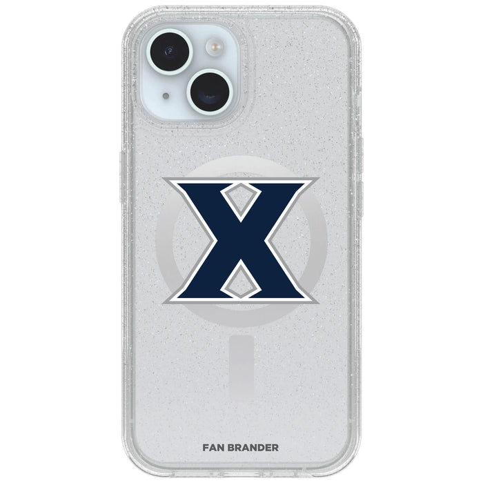 Clear OtterBox Phone case with Xavier Musketeers Logos