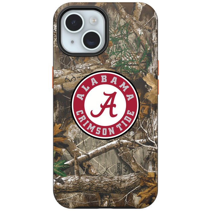 RealTree OtterBox Phone case with Alabama Crimson Tide Primary Logo