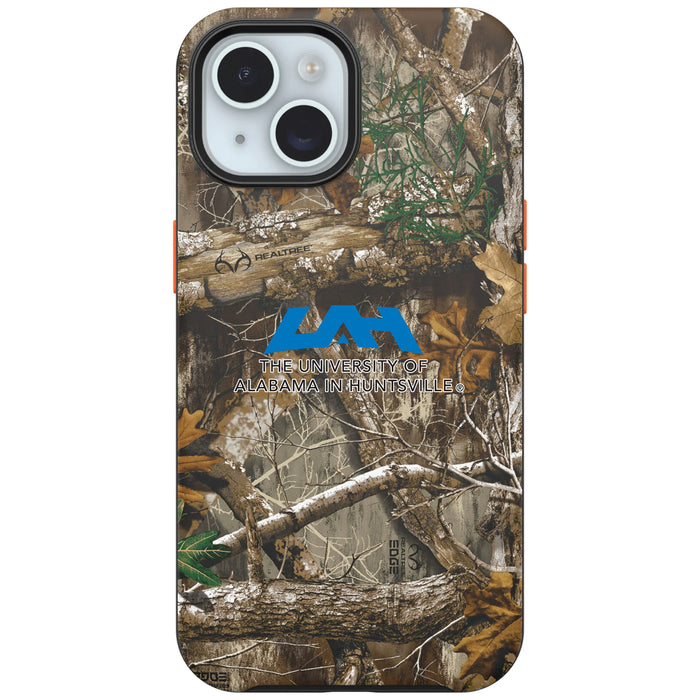RealTree OtterBox Phone case with UAH Chargers Primary Logo