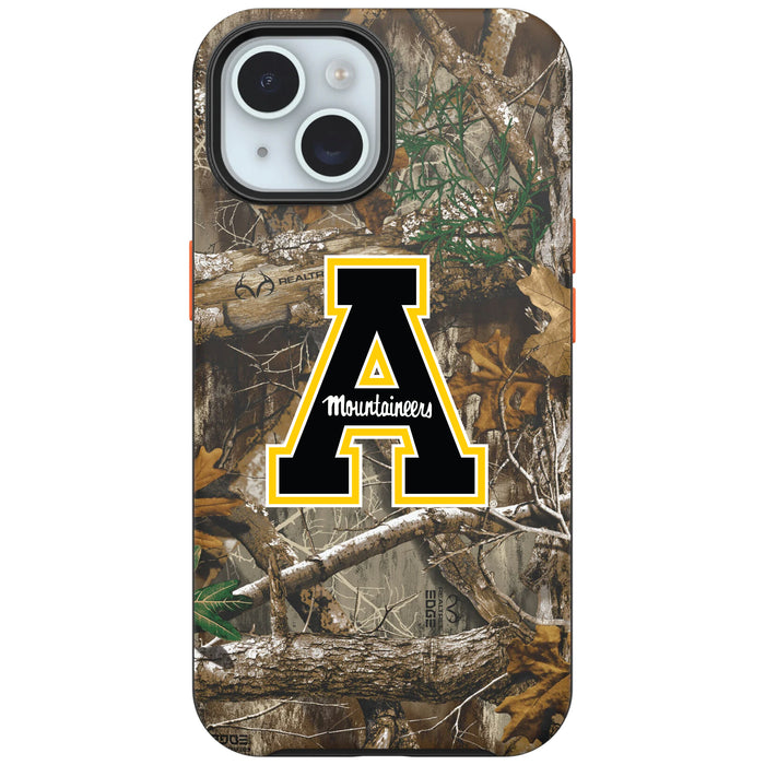 RealTree OtterBox Phone case with Appalachian State Mountaineers Primary Logo