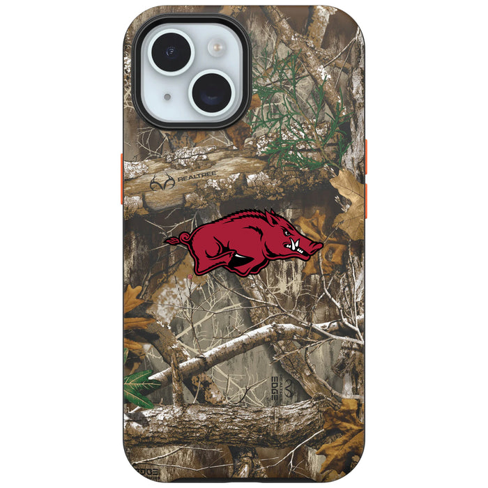 RealTree OtterBox Phone case with Arkansas Razorbacks Primary Logo