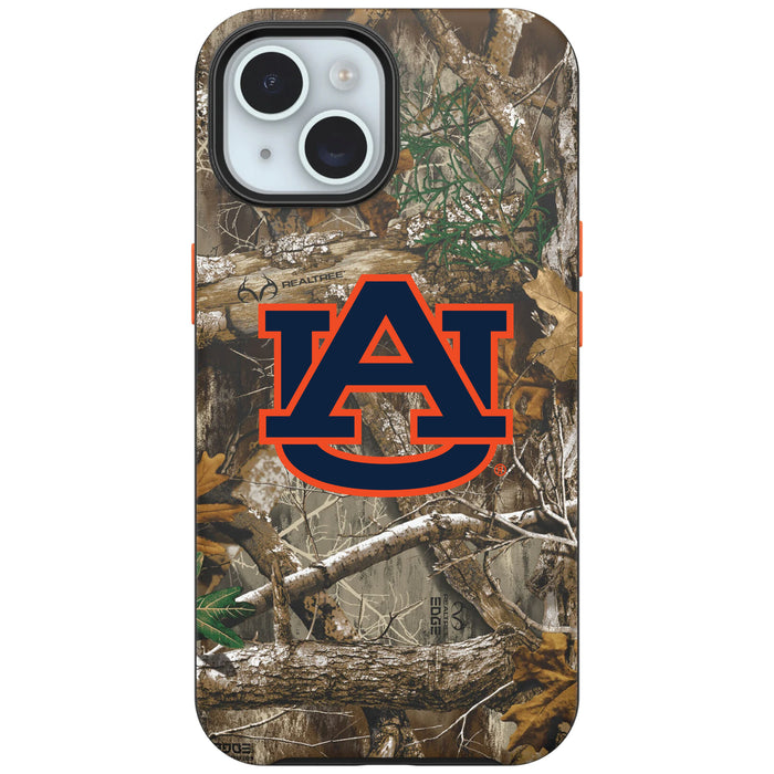 RealTree OtterBox Phone case with Auburn Tigers Primary Logo