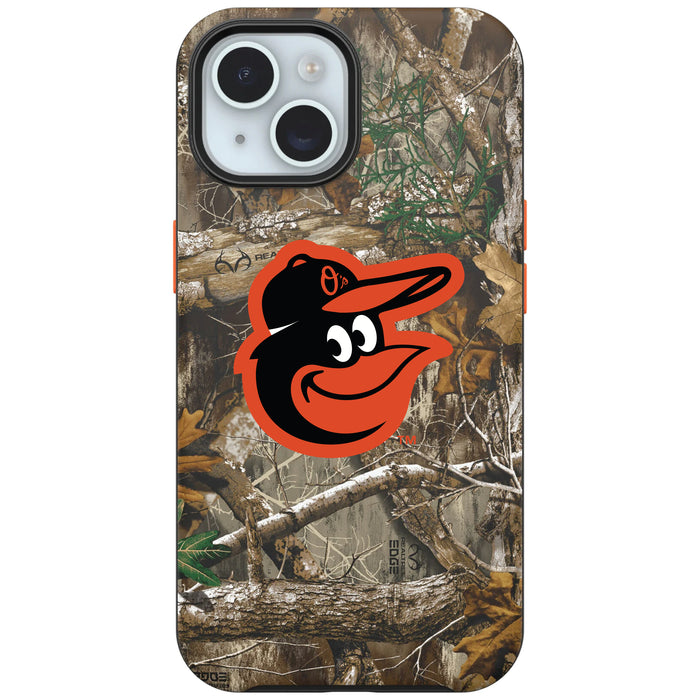 RealTree Camo OtterBox Phone case with Baltimore Orioles Primary Logo