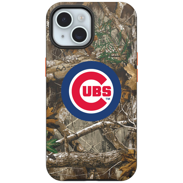 RealTree Camo OtterBox Phone case with Chicago Cubs Primary Logo