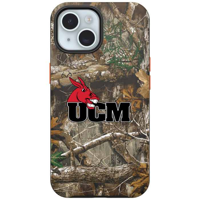 RealTree OtterBox Phone case with Central Missouri Mules Primary Logo