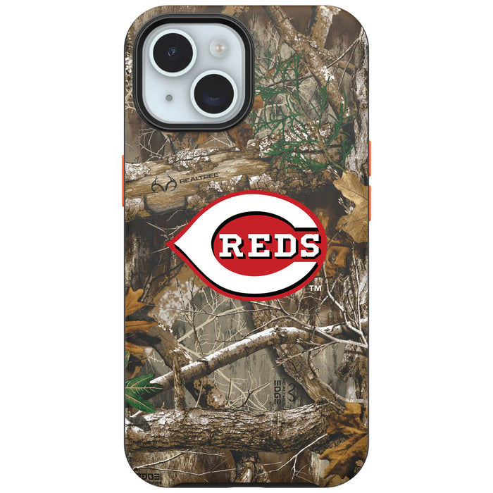 RealTree Camo OtterBox Phone case with Cincinnati Reds Primary Logo