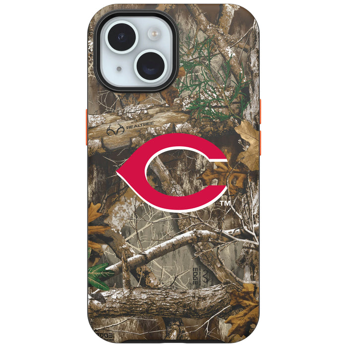 RealTree Camo OtterBox Phone case with Cincinnati Reds Primary Logo