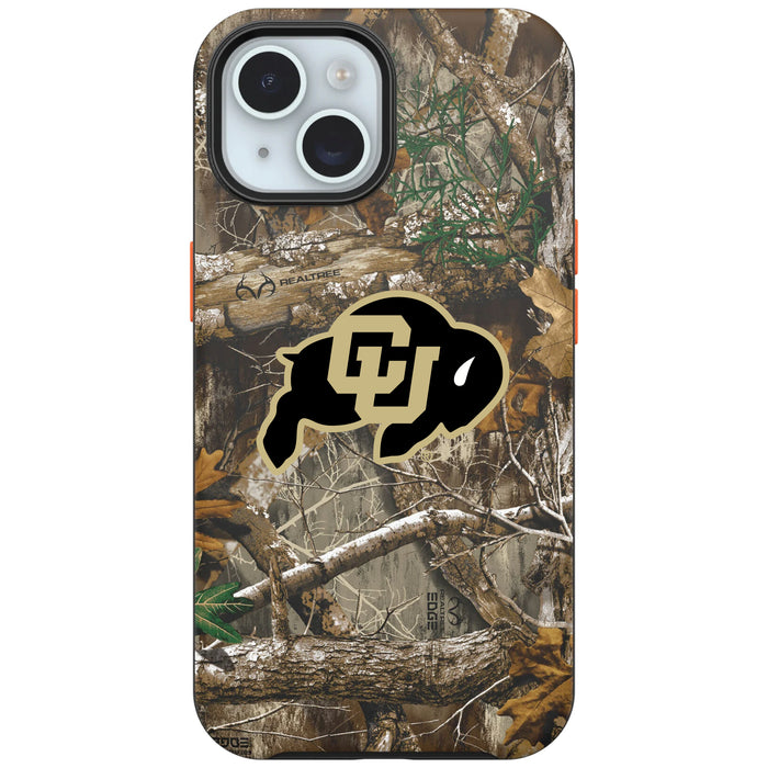 RealTree OtterBox Phone case with Colorado Buffaloes Primary Logo