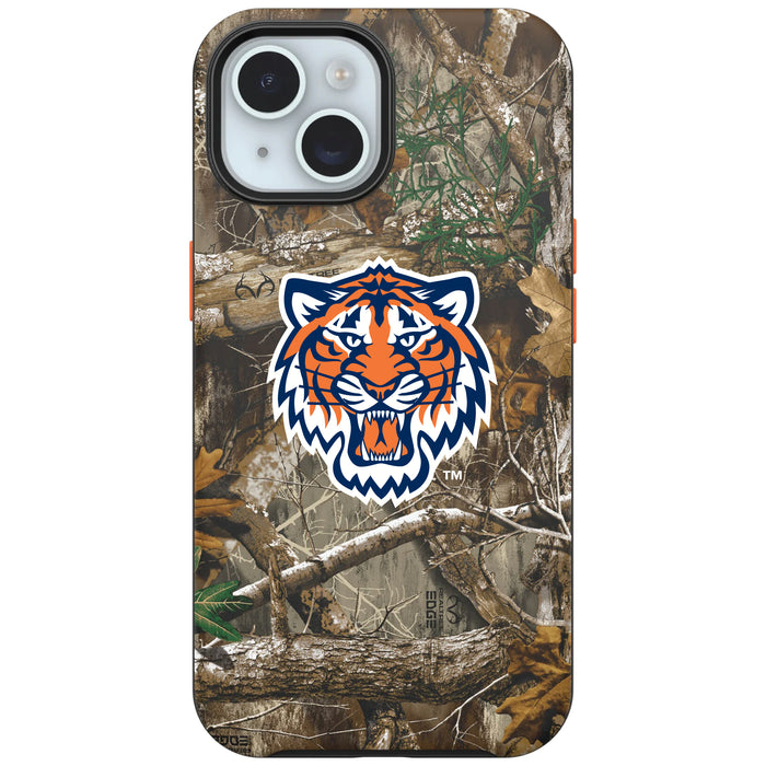 RealTree Camo OtterBox Phone case with Detroit Tigers Primary Logo