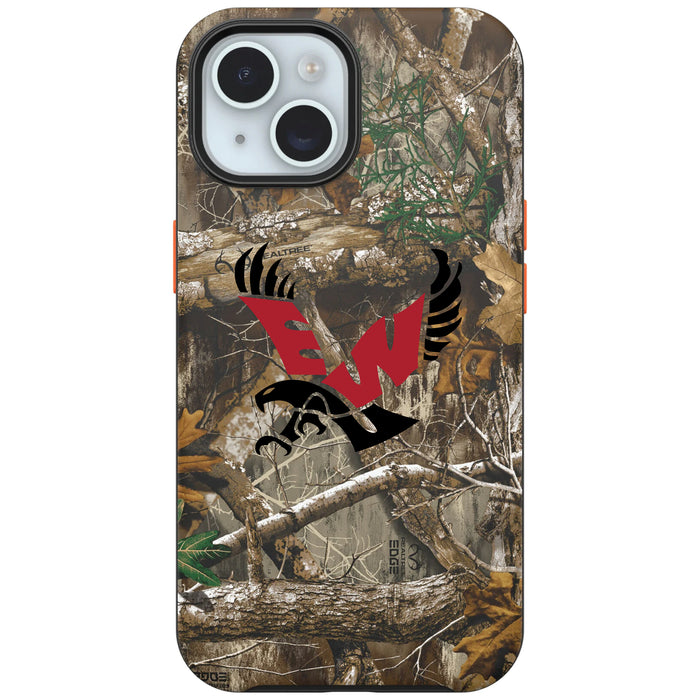 RealTree OtterBox Phone case with Eastern Washington Eagles Primary Logo