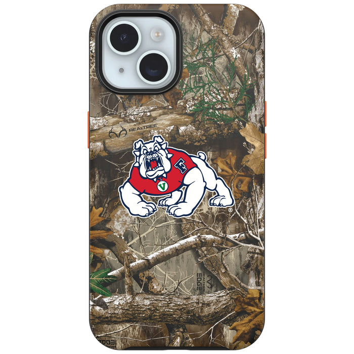 RealTree OtterBox Phone case with Fresno State Bulldogs Primary Logo