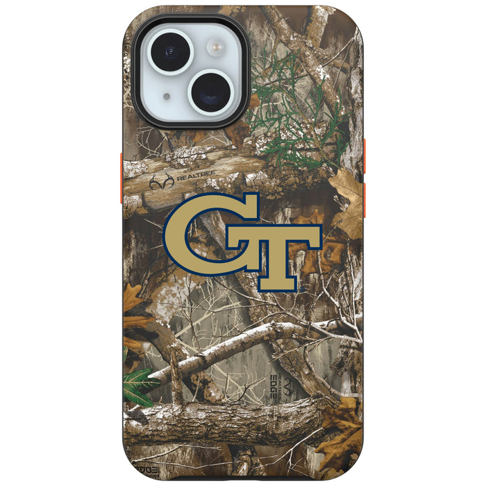 RealTree OtterBox Phone case with Georgia Tech Yellow Jackets Primary Logo