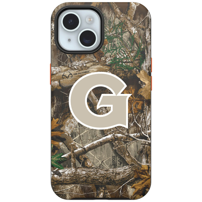 RealTree OtterBox Phone case with Georgetown Hoyas Primary Logo