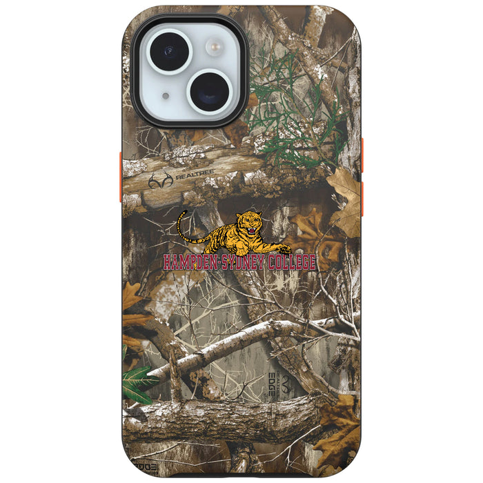 RealTree OtterBox Phone case with Hampden Sydney Primary Logo