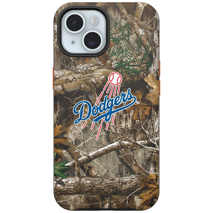 RealTree Camo OtterBox Phone case with Los Angeles Dodgers Primary Logo