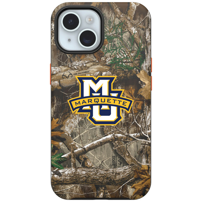 RealTree OtterBox Phone case with Marquette Golden Eagles Primary Logo