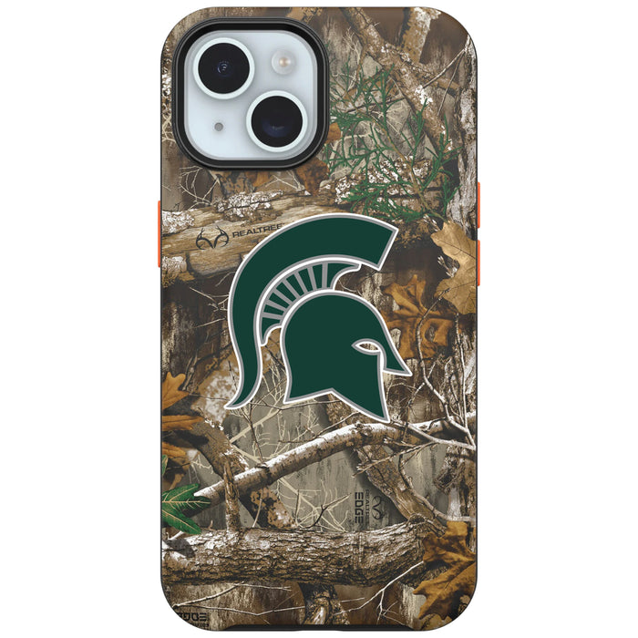 RealTree OtterBox Phone case with Michigan State Spartans Primary Logo