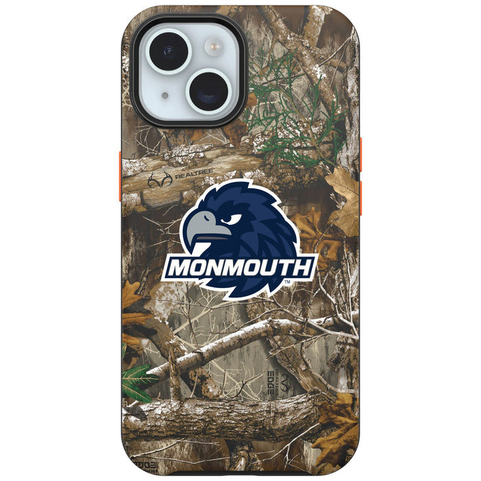 RealTree OtterBox Phone case with Monmouth Hawks Primary Logo