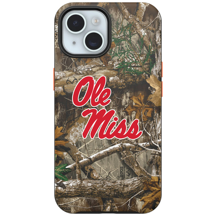 RealTree OtterBox Phone case with Mississippi Ole Miss Primary Logo