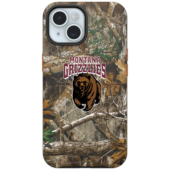 RealTree OtterBox Phone case with Montana Grizzlies Primary Logo