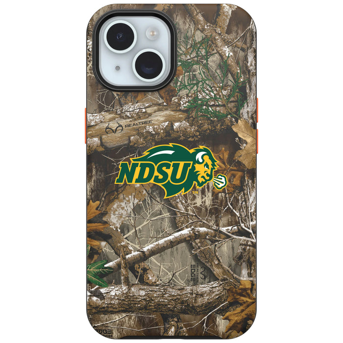 RealTree OtterBox Phone case with North Dakota State Bison Primary Logo
