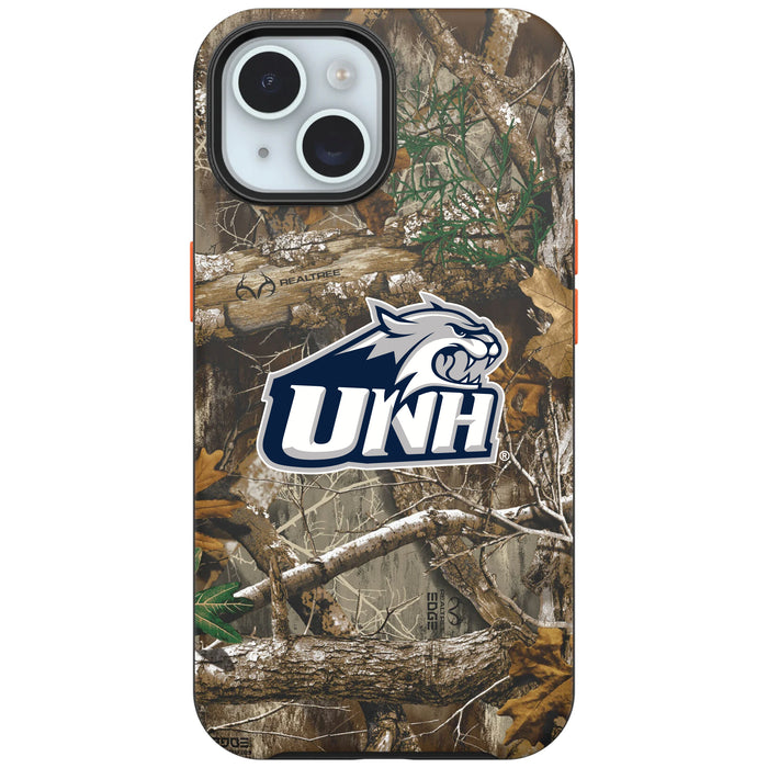 RealTree OtterBox Phone case with New Hampshire Wildcats Primary Logo