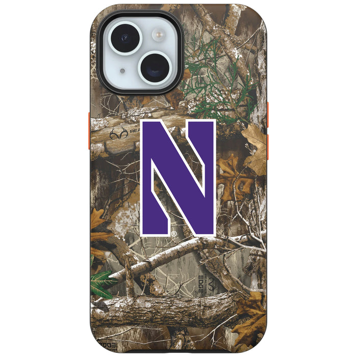 RealTree OtterBox Phone case with Northwestern Wildcats Primary Logo